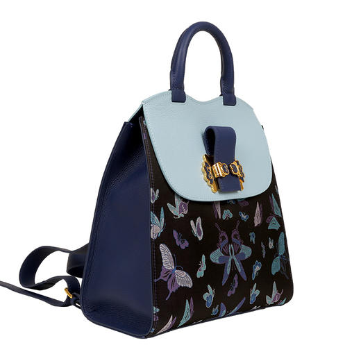 SAINTJOY/上久楷 宋锦女式背包 ·福蝶  BWS18A0501 商品图1