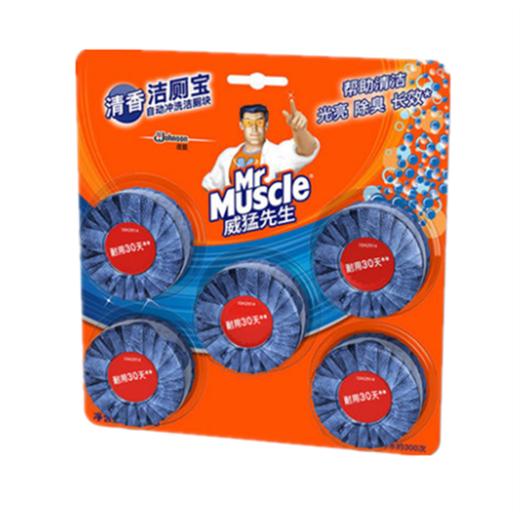 【洁厕】威猛先生洁厕块洁厕宝清香型清洁剂蓝泡泡家用卫生间马桶洁厕灵剂 商品图1