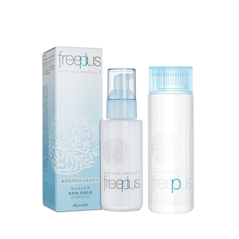 FREEPLUS/芙丽芳丝 保湿修护清爽化妆水130ML+清爽乳液100ML 开票JPY带授权招加盟代理