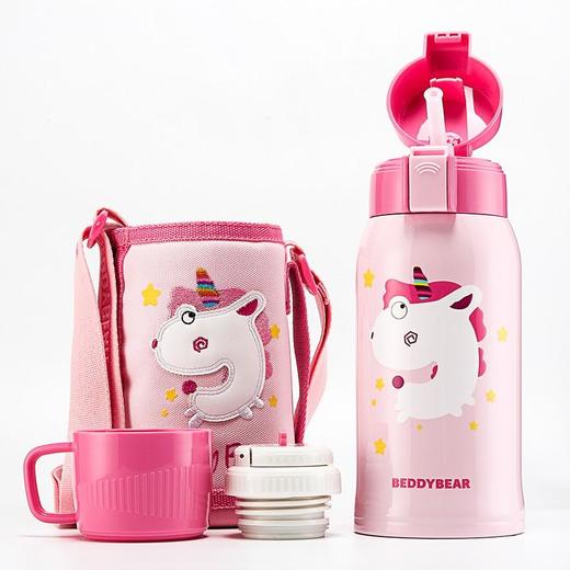 【3D浮雕款】包邮！官方防伪 杯具熊升级款复古浮雕款儿童保温杯 600ml 商品图3