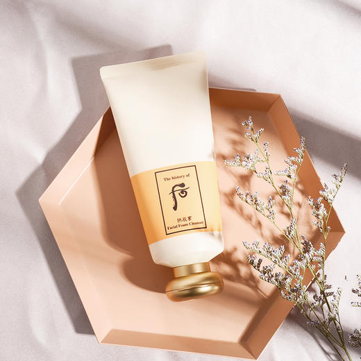 Whoo 后 拱辰享 水妍 津率享 美白洗面奶 泡沫洁面膏 180ml  保护肌肤天源之气 商品图3