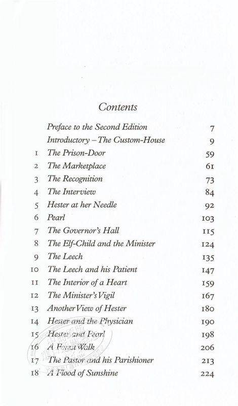 【中商原版】Collectors Library系列：红字 英文原版 The Scarlet Letter Nathanial Hawthorne霍桑 商品图2