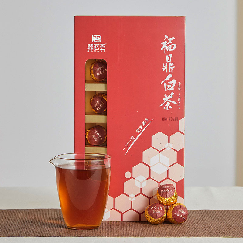 鼎茗荟丨福鼎白茶 寿眉龙珠 易于携带 2016年 90g