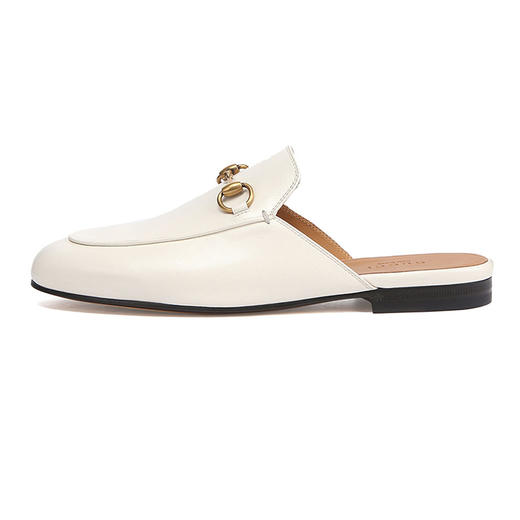 Gucci 古驰 女士牛皮Princetown系列马衔扣穆勒拖鞋423513 B9D00 商品图1