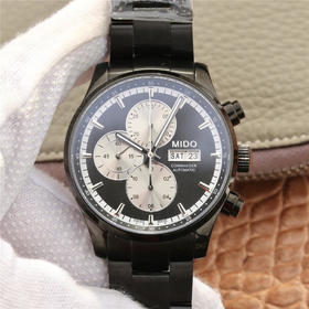 美度指挥官计时系列，搭载ETA7750多功能机芯，集星期，日历，计时功能。316精钢打造完美表身表带，蓝宝石镜面永不刮花，正品一比一复刻，尺寸44x14.5mm