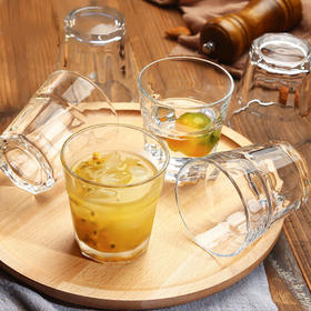 【百汇到家】喜碧  玻璃中号口杯 180ml 6只装