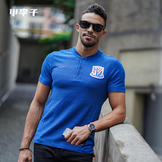 Nike耐克19中超恒大上港申花运动短袖POLO衫男AR4711 商品图1