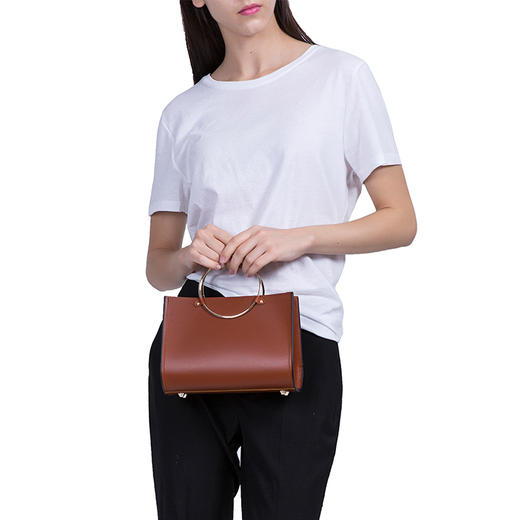 FUTURE GLORY 女包金属圆环手工包手提包ROCKWELL MINI 商品图0