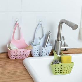 〖可立式水槽挂袋〗芯爱水槽塑料沥水篮收纳挂篮厨房用品厨具置物架收纳架沥水架挂袋