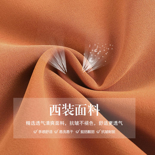 MZ-MZ2529新款显瘦韩版高腰宽松薄款雪纺直筒阔腿短裤 TZW 商品图3