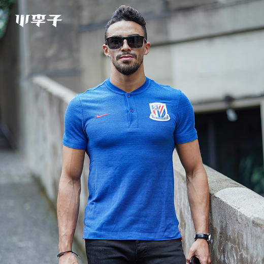 Nike耐克19中超恒大上港申花运动短袖POLO衫男AR4711 商品图2