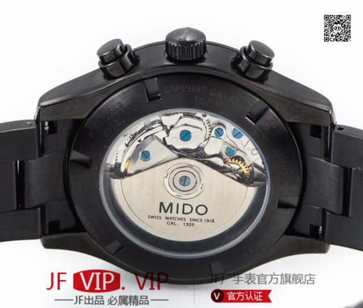 美度指挥官计时系列，搭载ETA7750多功能机芯，集星期，日历，计时功能。316精钢打造完美表身表带，蓝宝石镜面永不刮花，正品一比一复刻，尺寸44x14.5mm 商品图2