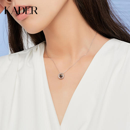KADER精品摩尔斯密码项链纯银 商品图2