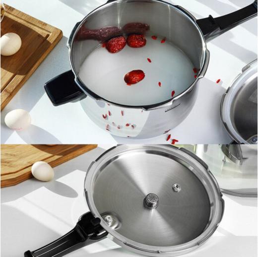 苏泊尔（SUPOR） 高压锅不锈钢哑光压力锅YW183FA1家用小号煲汤炖锅电磁炉燃气通用 18CM 商品图3