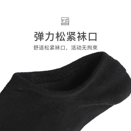 SCHIESSER/舒雅铂男士纯色印LOGO船袜短袜子95/15608K（清货款，不退不换） 商品图2