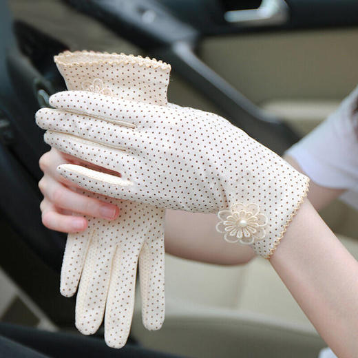 防晒手套短中长款开车防晒防滑骑行春夏女式手套防紫外线骑车手套 商品图0