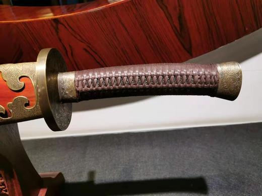 【臻品】 雁翎刀 传统宝刀 龙泉沈广隆刀剑 未开刃 商品图4