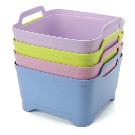 厨房洗菜篮 塑料移动水槽 带把手沥水架洗菜蓝 置物洗碗盆 商品图4