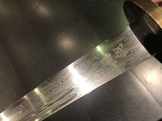 【臻品】 雁翎刀 传统宝刀 龙泉沈广隆刀剑 未开刃 商品图5