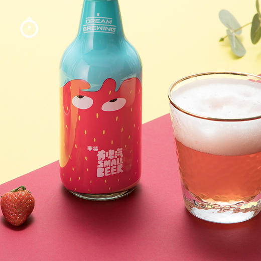 草莓水果味| 梦想酿造草莓有啤汽精酿啤酒320ml*6瓶整箱@企鹅市集