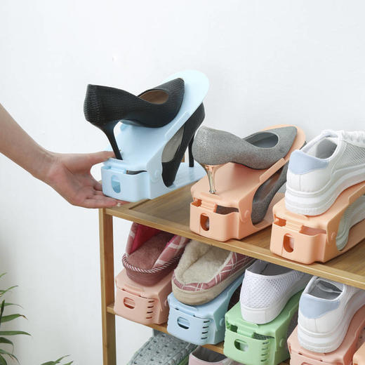 【抖音同款】可调节鞋柜鞋子收纳神器 5-10个装 商品图3