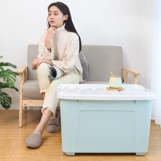 特大号收纳箱塑料收纳盒衣服书籍整理箱周转箱 商品图5