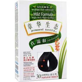 【章华生态】染发剂植物染发膏不易伤发染发霜遮白发