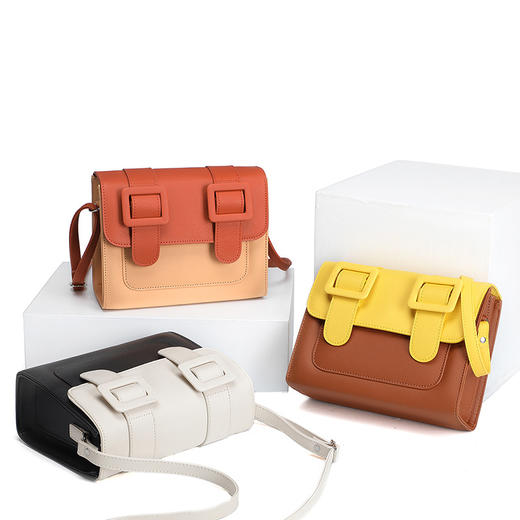 包包女包 拼色单肩斜挎包邮箱包差包女包 商品图0