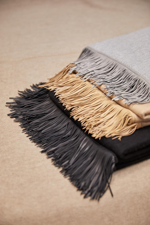 水波纹皮穗三角巾 SJF18P621B 商品图4