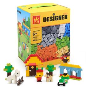 625个桶装积木小颗粒儿童百变益智玩具6-10周岁塑料拼装