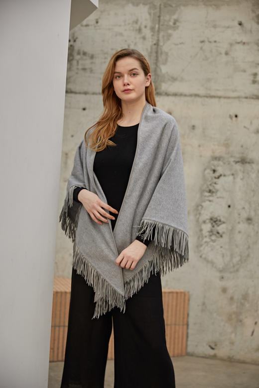 水波纹皮穗三角巾 SJF18P621B 商品图0