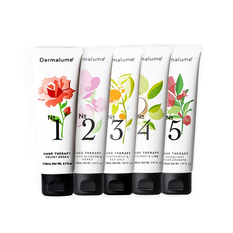 DERMALUME/黛美珑 小花手霜礼品套盒 30ML*5有票JPY带授权招加盟代理