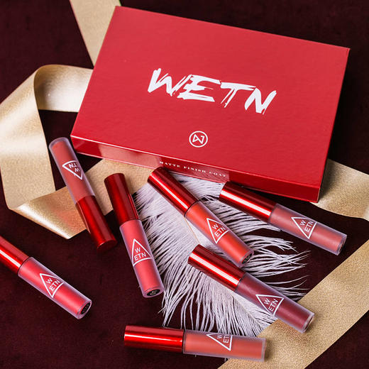 【一盒7支】唇釉套装网红同款唇彩学生可爱不沾杯防水不脱色口红 商品图4