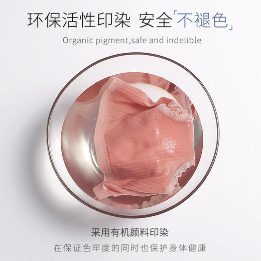 生理内裤女纯棉裆中腰防漏大姨妈月经期例假无痕卫生裤夜用夏 商品图7