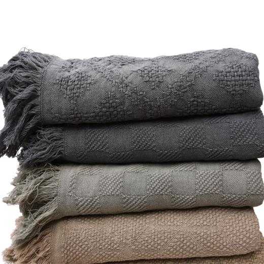 全棉色织流苏披肩 商品图4