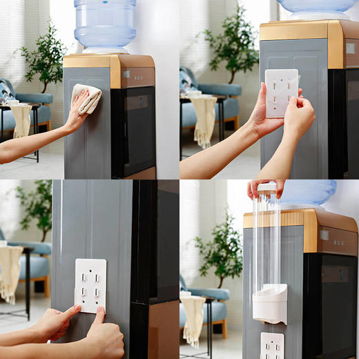 【免打孔纸杯架 极简设计】不占空间 整洁有序 一次性杯子架自动取杯器  商品图4