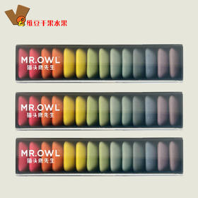 韩国猫头鹰先生口香糖健萃灵感彩虹木糖醇进口强薄荷瓜拉纳清凉糖