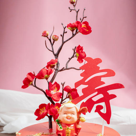 【2磅】花中寿星-鲜果奶油蛋糕 商品图1