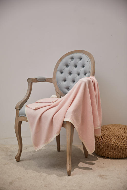 正反针婴儿羊绒毯 SJF18T184A 商品图0