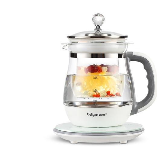 格立高隔水燕窝炖盅养生壶全自动加厚玻璃家用多功能花茶电煮茶器GLG-B1809 商品图0