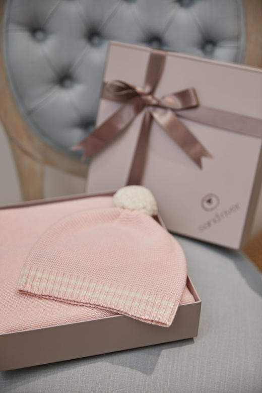 正反针婴儿羊绒毯 SJF18T184A 商品图2