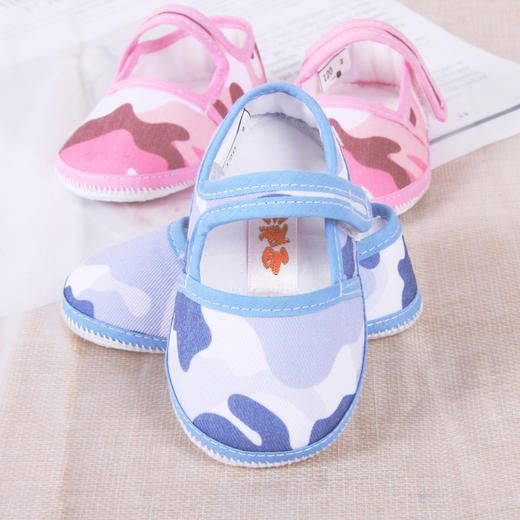 内联升童鞋粘帕儿防滑贴胶帆布宝宝迷彩一代5381C 商品图4