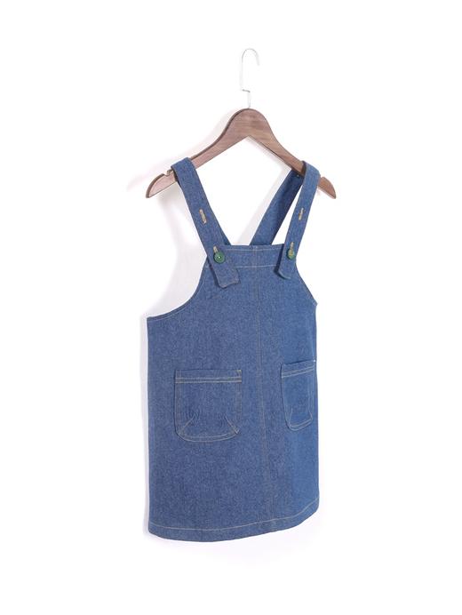 裁缝学苑 TD03儿童背带裙1:1实物服装剪裁图纸牛皮纸样 商品图1