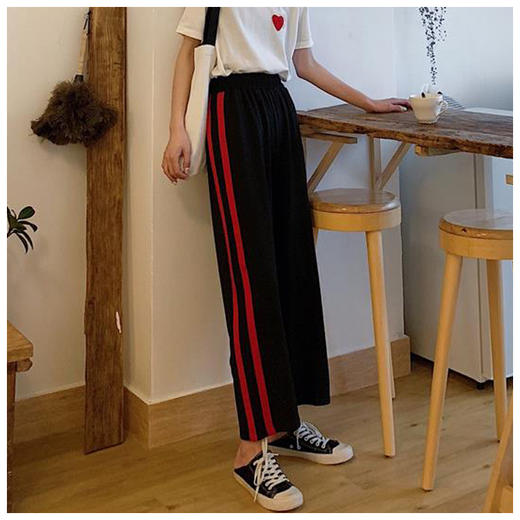 裁缝学苑 AD05阔腿裤运动直筒裤1:1实物服装纸样剪裁图纸牛皮纸样 商品图3
