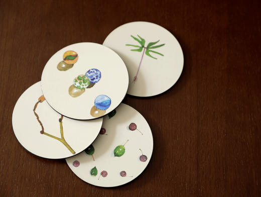 拔蒲歌“童年游戏”杯垫 商品图1