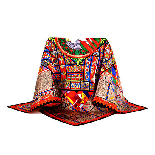 真丝素绉缎方巾 GD0011 商品图1