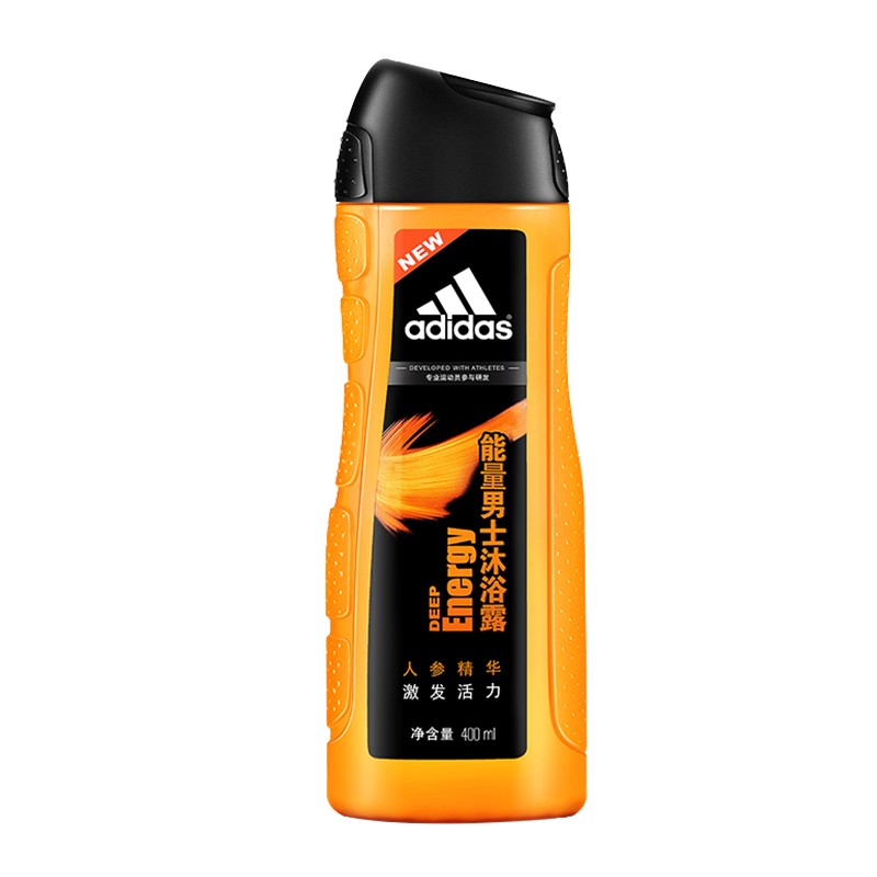 ADIDAS/阿迪达斯 能量沐浴露温和洁净沐浴乳400ML有票JPY带授权招加盟代理