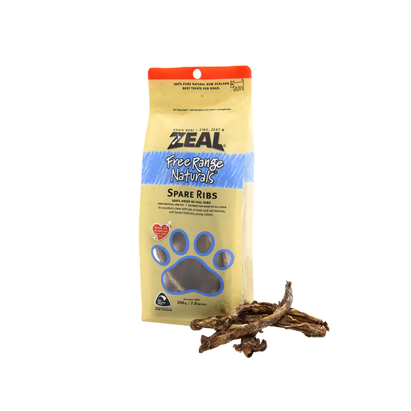 撸爪推荐 新西兰进口zeal 犬用风干牛骨系列