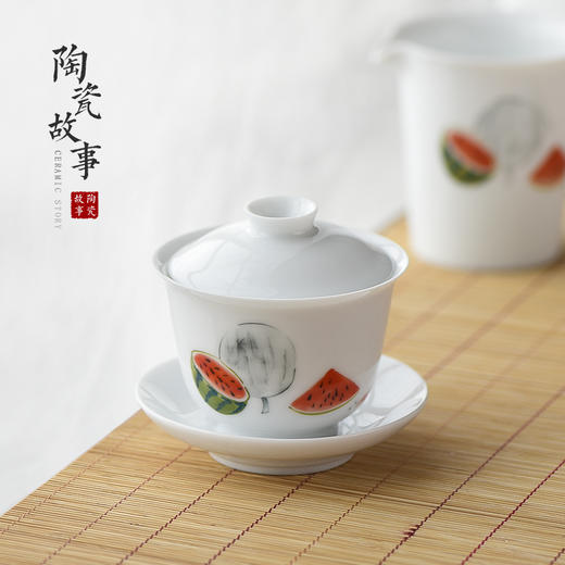 茶具套组-陶瓷西瓜套装 商品图3