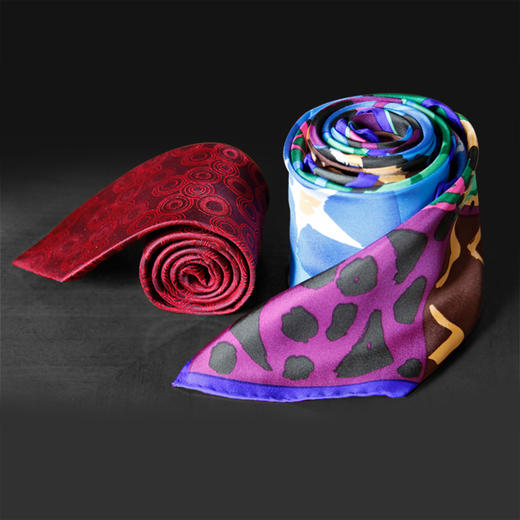 精品真丝领带、绸巾套盒 HE4479A 商品图2